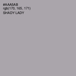 #AAA5AB - Shady Lady Color Image
